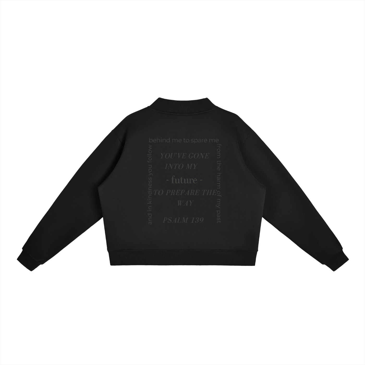 Psalm 139 Mock-Neck Crew Sweatshirt