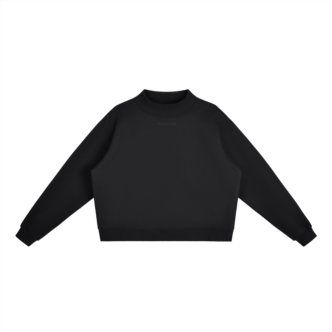 Psalm 139 Mock-Neck Crew Sweatshirt