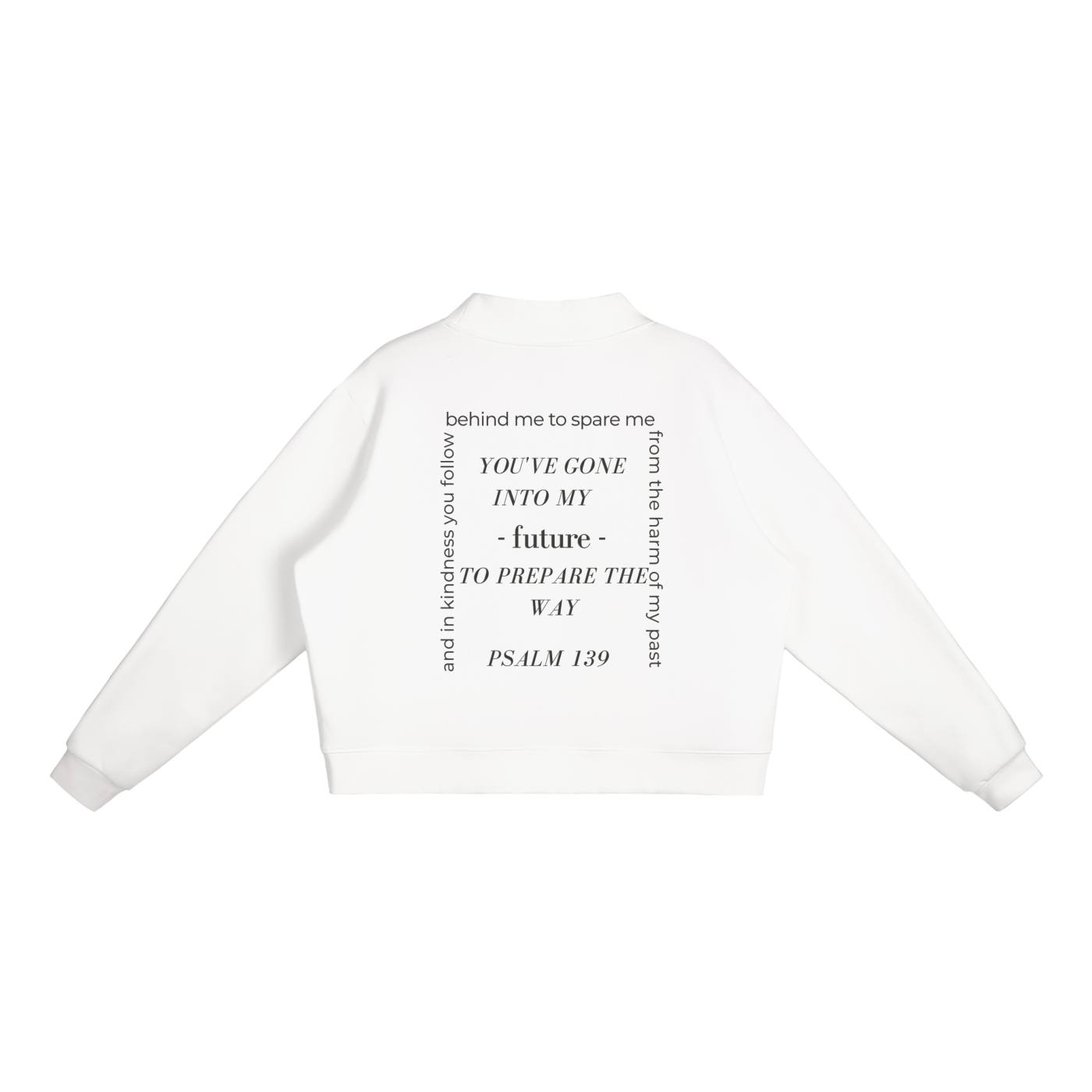 Psalm 139 Mock-Neck Crew Sweatshirt