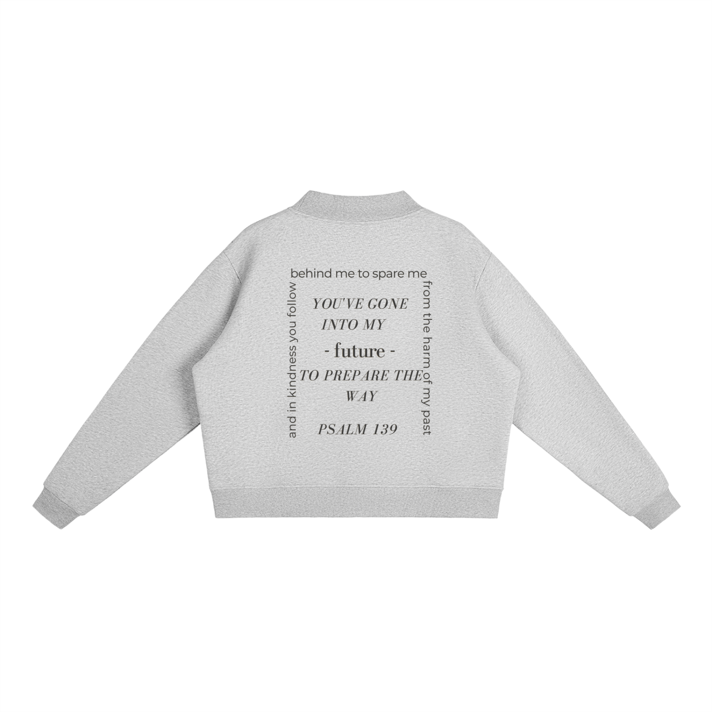 Psalm 139 Mock-Neck Crew Sweatshirt
