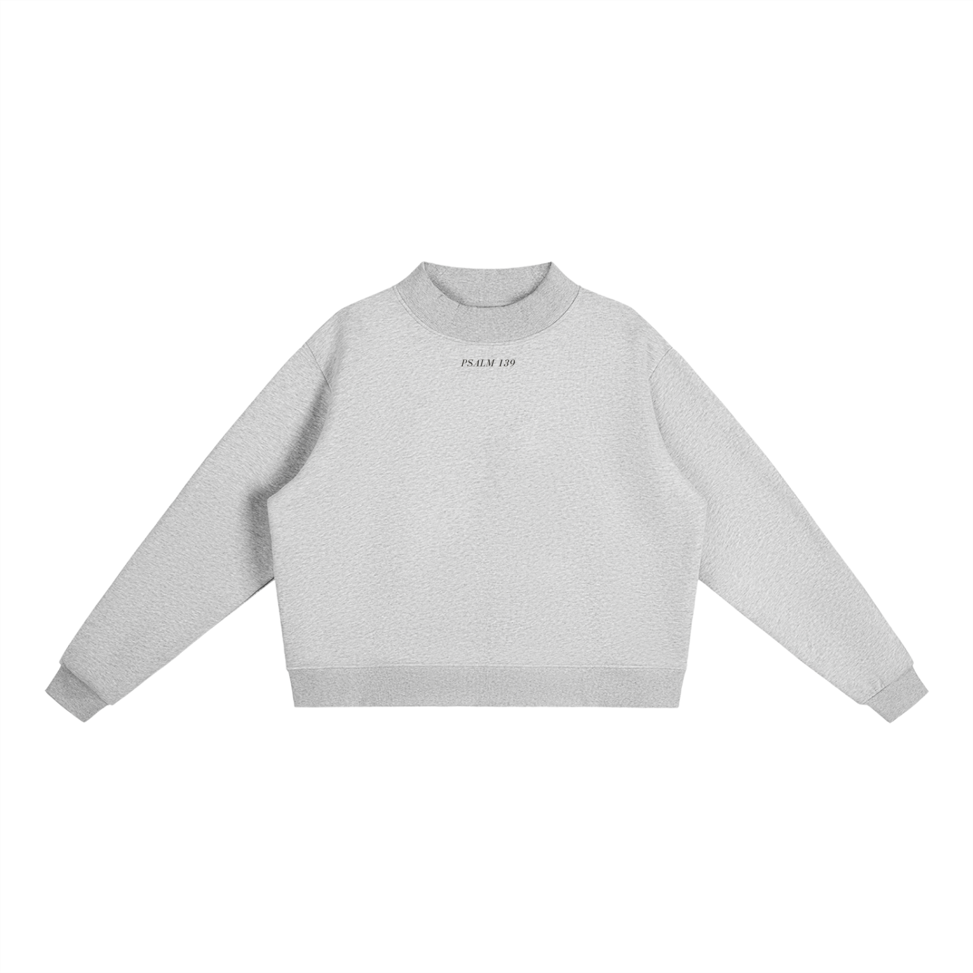 Psalm 139 Mock-Neck Crew Sweatshirt