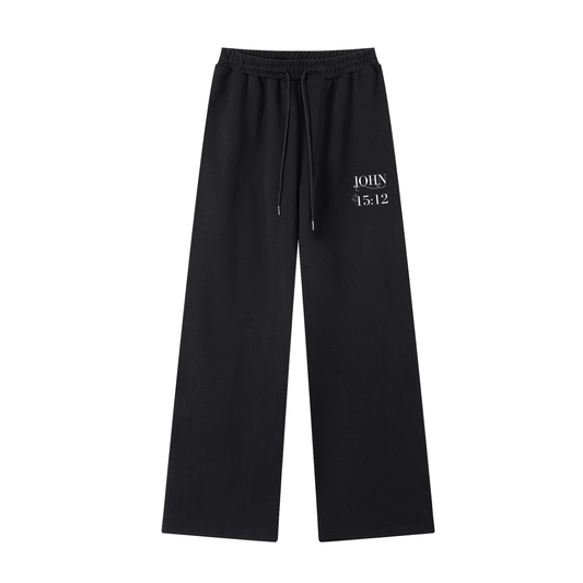 John 15:12 Straight-Leg Sweatpants
