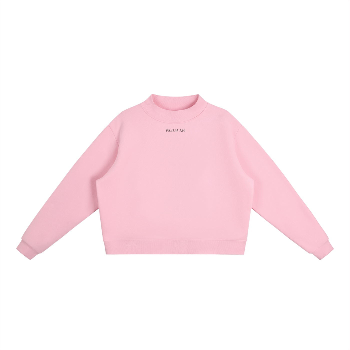 Psalm 139 Mock-Neck Crew Sweatshirt