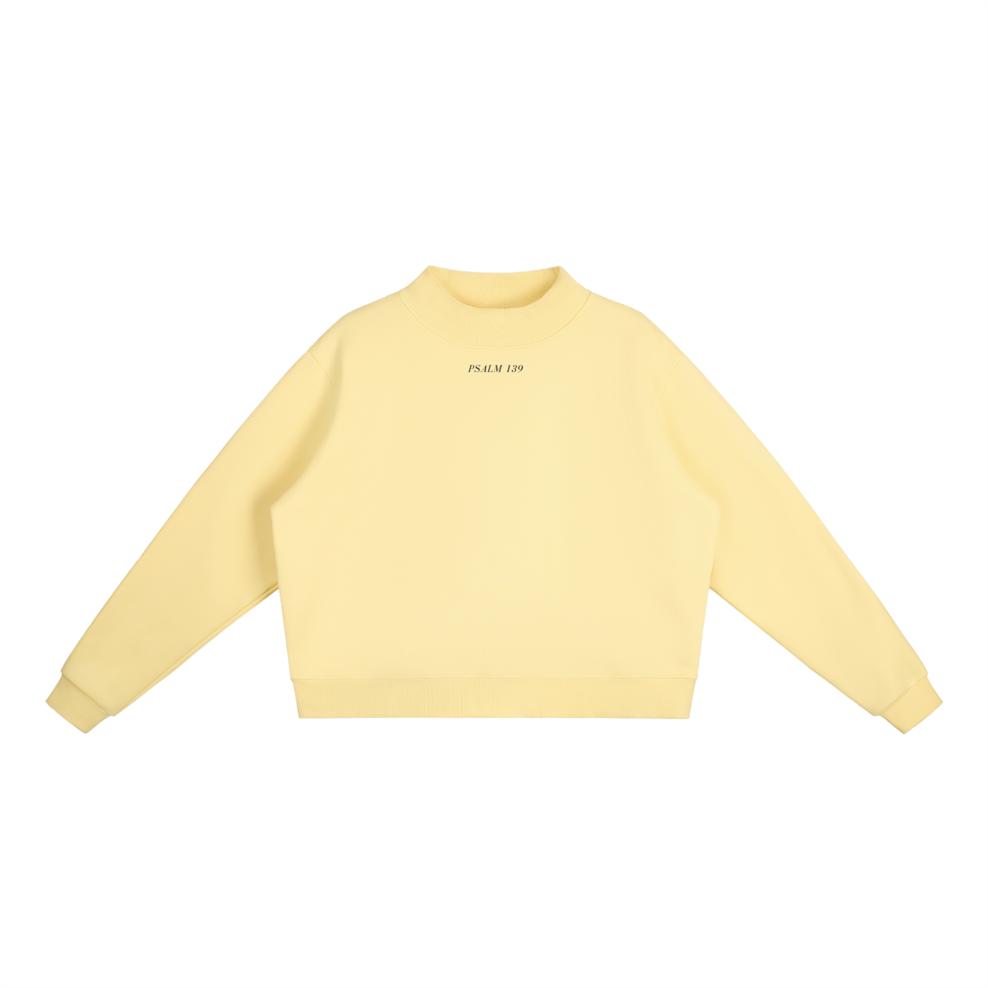 Psalm 139 Mock-Neck Crew Sweatshirt