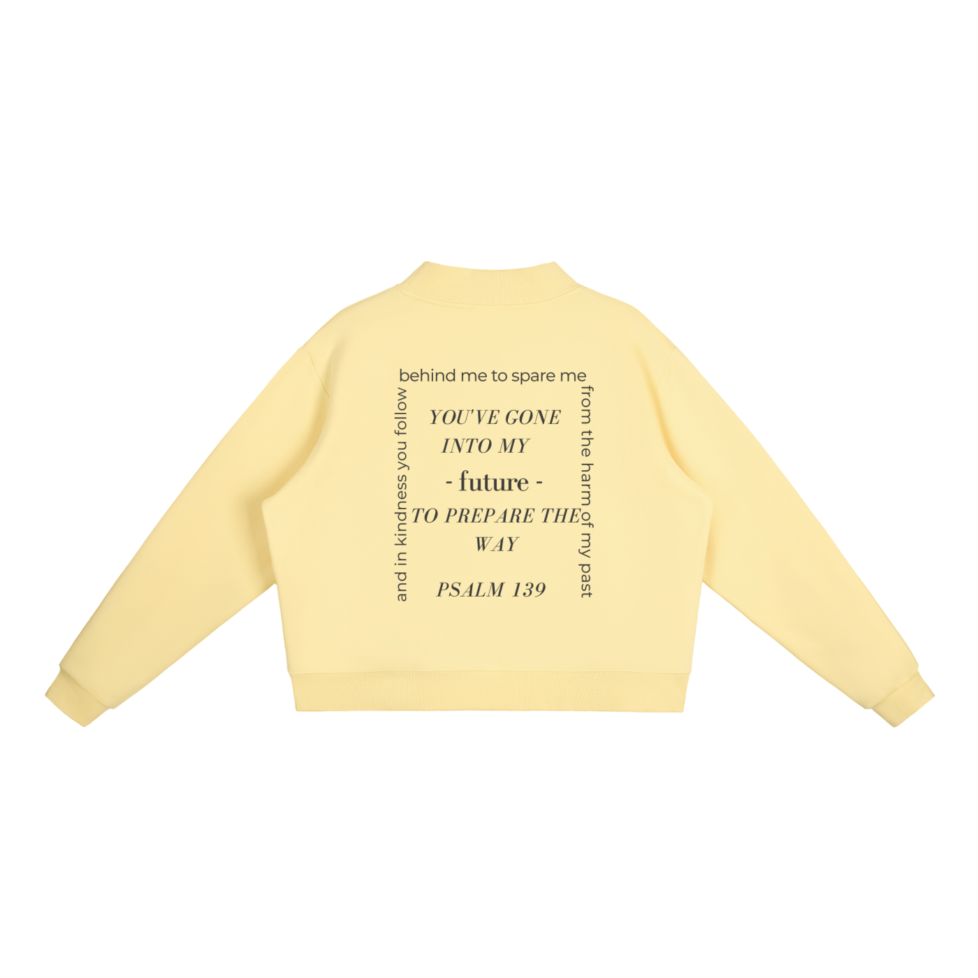 Psalm 139 Mock-Neck Crew Sweatshirt