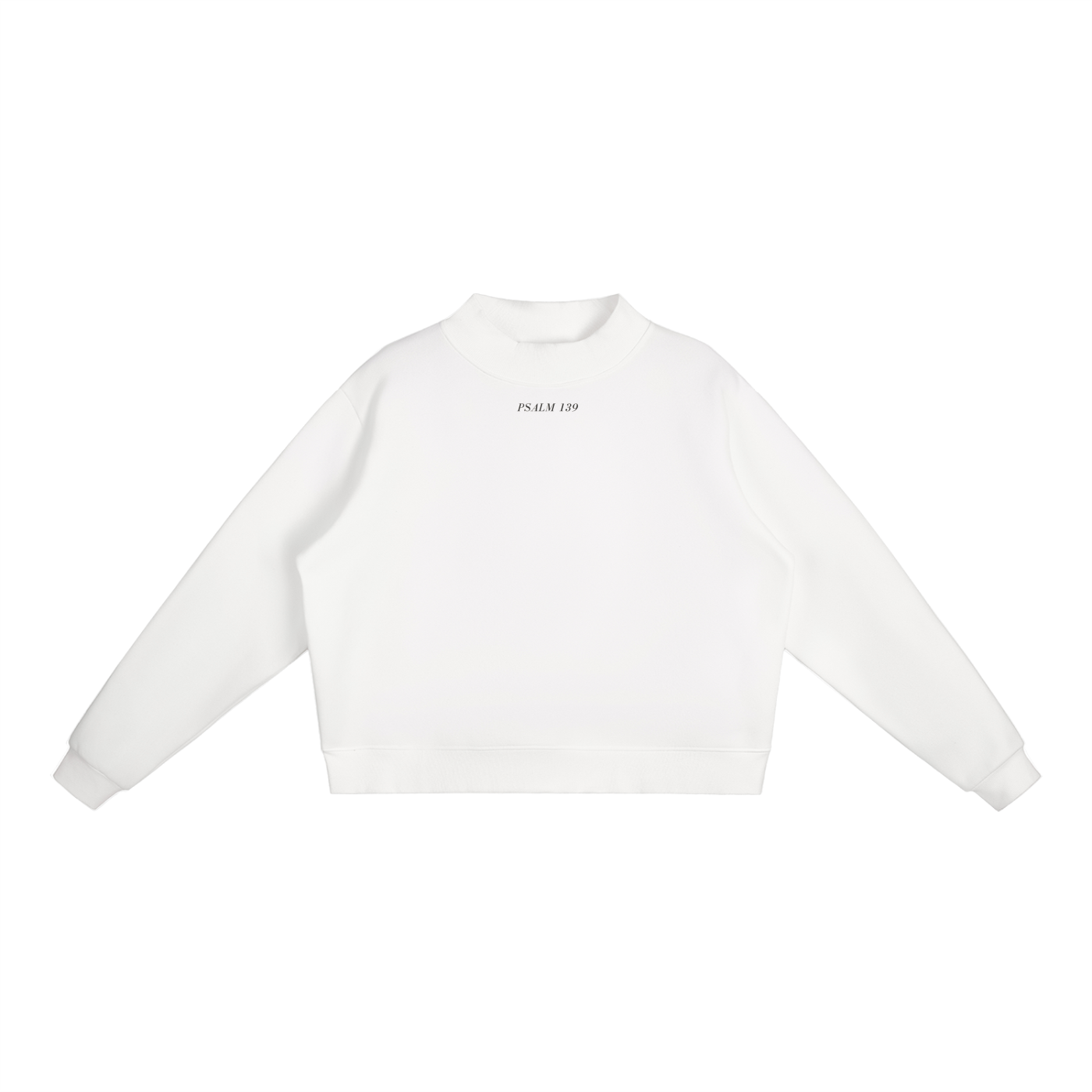 Psalm 139 Mock-Neck Crew Sweatshirt