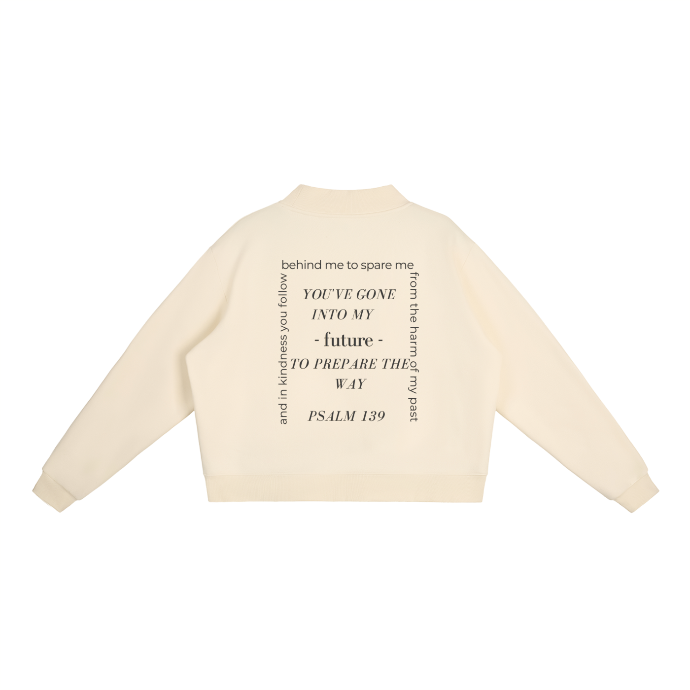 Psalm 139 Mock-Neck Crew Sweatshirt