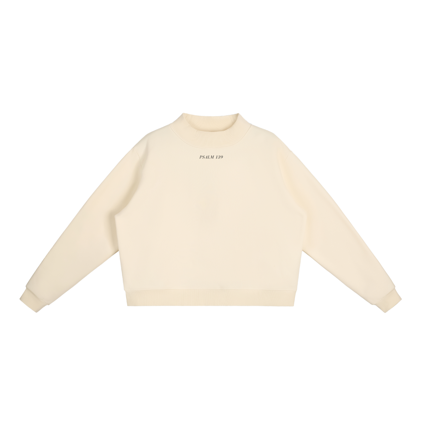 Psalm 139 Mock-Neck Crew Sweatshirt